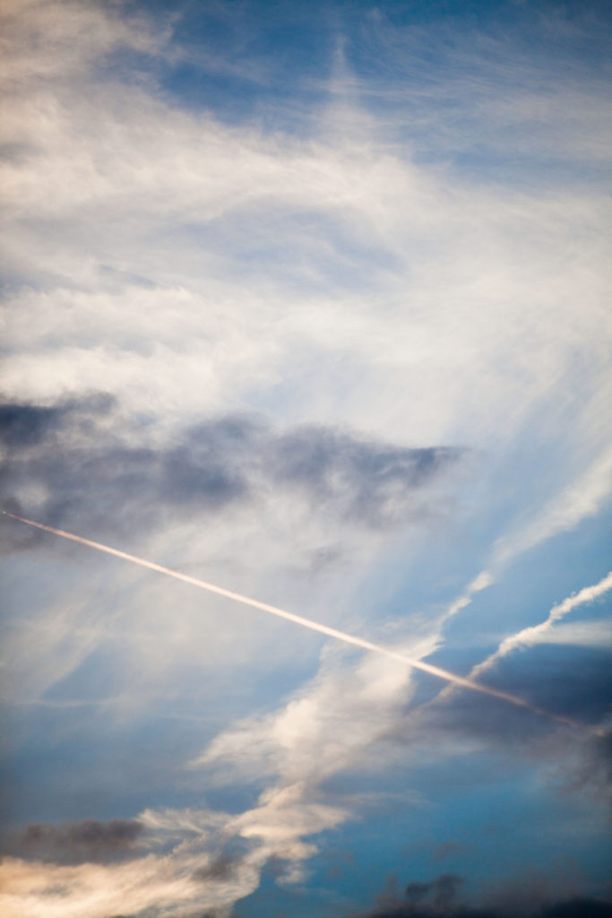 Picture of the blue sky with clouds